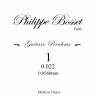 Corde détail nylon clair Mi 1 .022 guitare Brahms