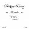 Corde détail filée .023w à boucle