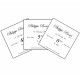 Pack 3 cordes filées au détail  Re4 La5 Mi6