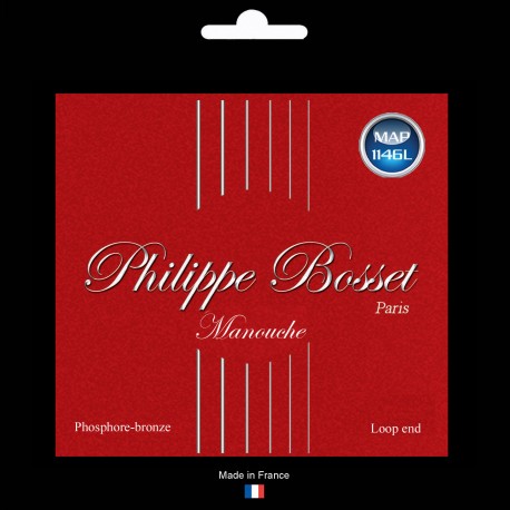 Jeu guitare Manouche Phosphore-bronze  à boucle 11-46 Regular