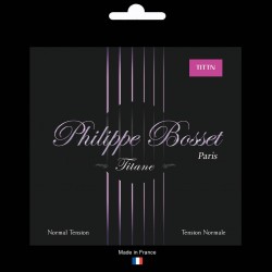 Jeu guitare classique Rose Gold nylon Titane Tension normale