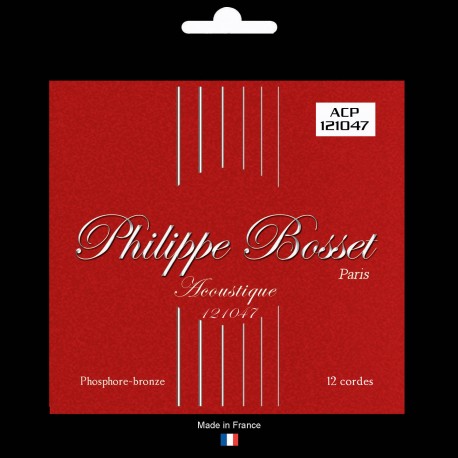 Cordes Philippe Bosset Acoustique Soft Brass Extra Light 
